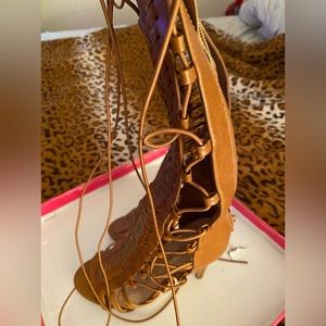 Long heels women shoes size 7:5